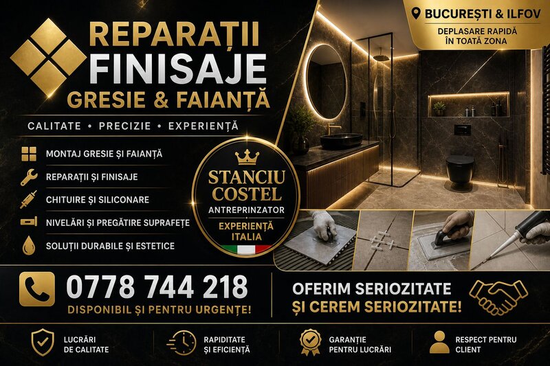 Oferim servicii de amenajare interioare si exterioare