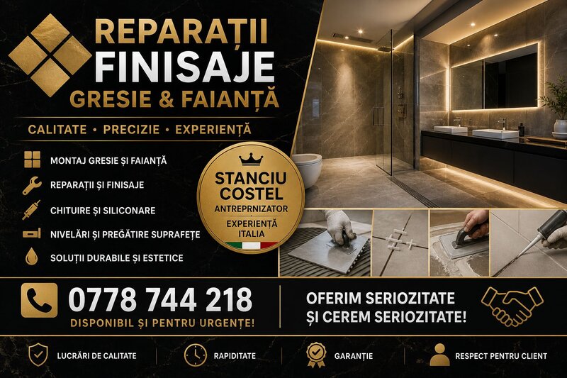 Oferim servicii de amenajare interioare si exterioare